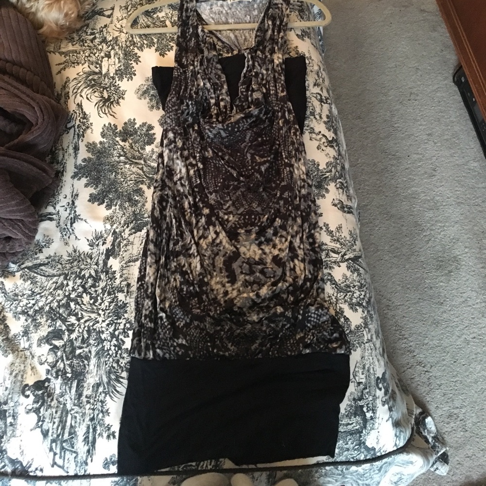 L.A.M.B. Snake-print Cocktail Mini, XS