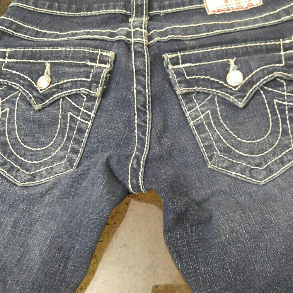 True Religion ( Billy Big T slim boot cut) jeans