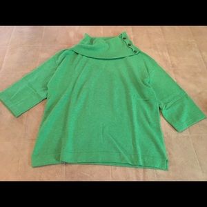 Jones New York green cashmere sweater