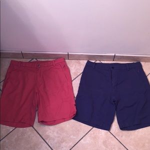RED LULULEMON SHORTS
