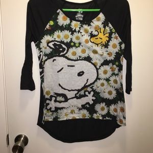 Snoopy and flowers Top