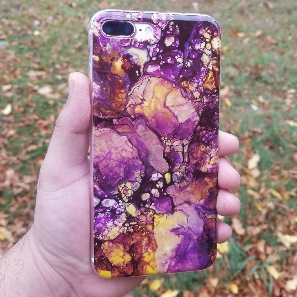 IPhone 7 & 7 Plus/8 Plus Soft Marble Case