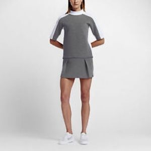 NWT Nike Court Dress Carbon Heather / White Size M
