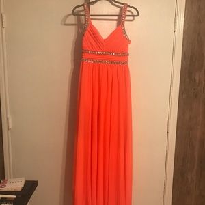 Beautiful bright pink gown!