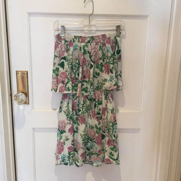 Show Me Your Mumu Casita Mini Dress Poppies &Cream - Picture 3 of 4