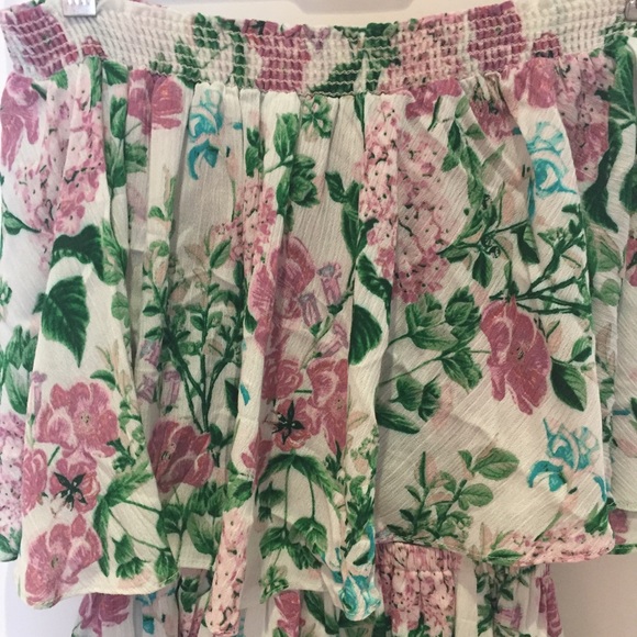 Show Me Your Mumu Casita Mini Dress Poppies &Cream - Picture 4 of 4