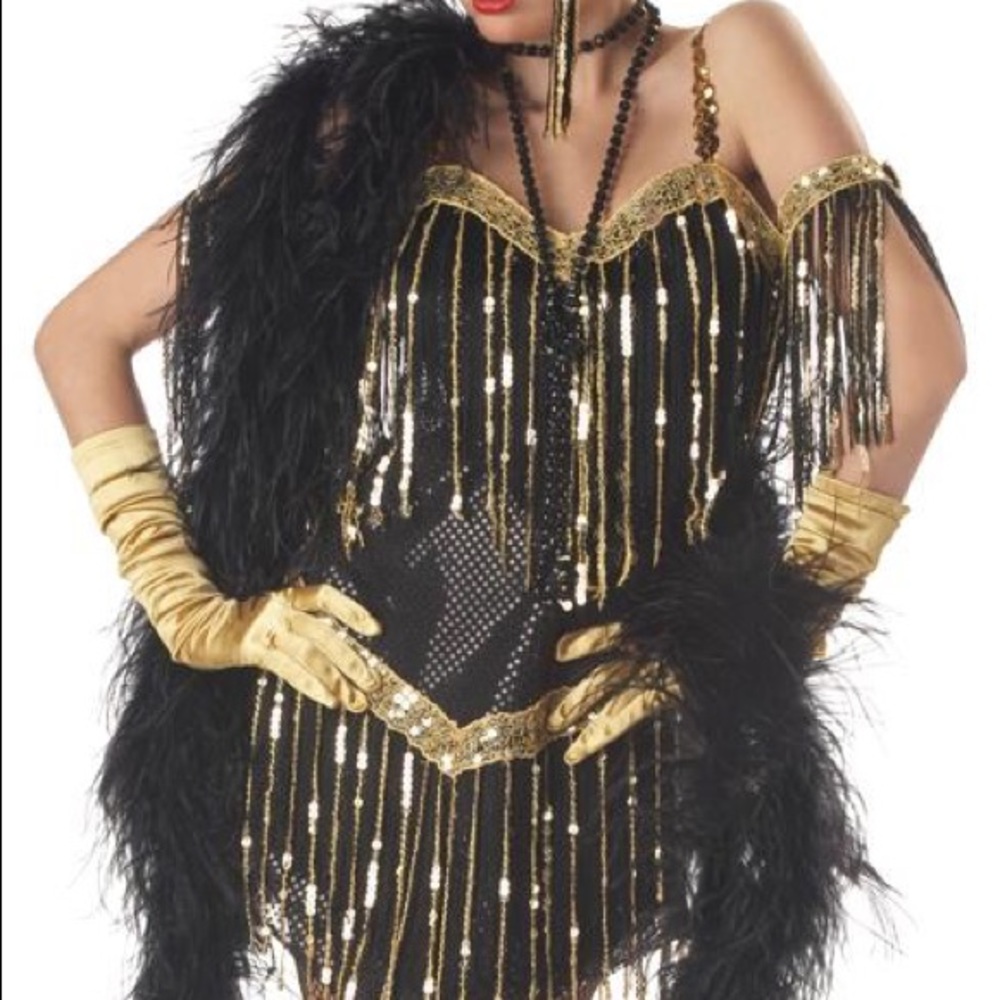 Jazzy sequin costume size Small