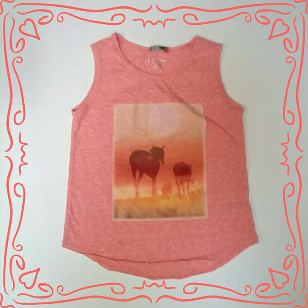 Horse Sunset Love