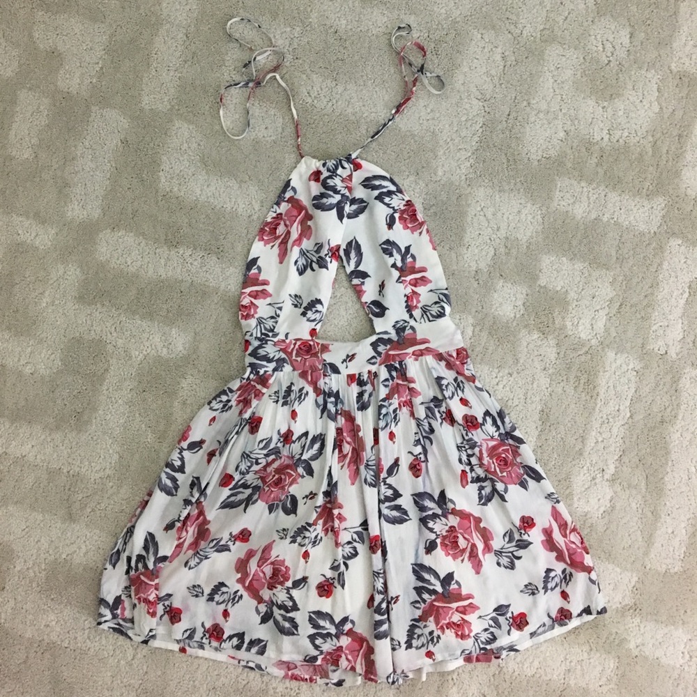 GLAMOROUS Floral Dress, Cross Front