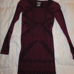 Free people tight patterned dress