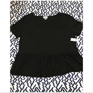 Old Navy NWT Peplum Top