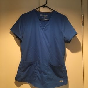 Greys Antony scrubs royal blue