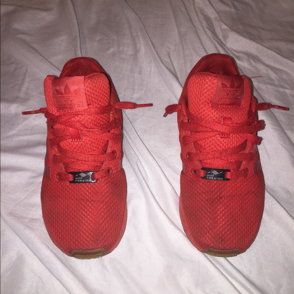 red adidas shoes