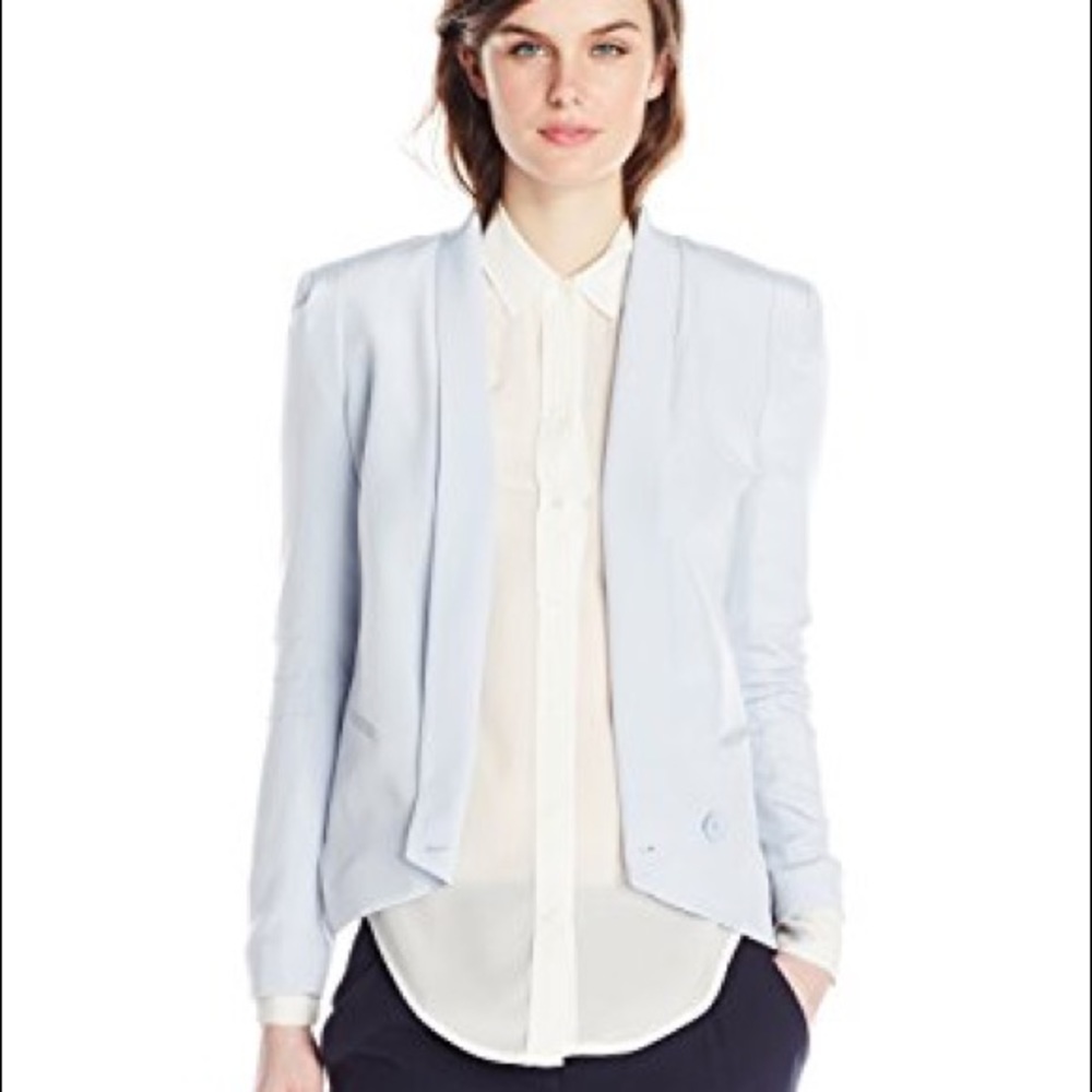 NWT rebecca minkoff becky blazer silk size 2