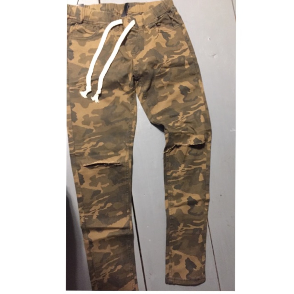 Camo Jogger Long Pants