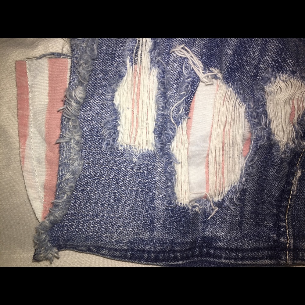 two pairs of hollister shorts
