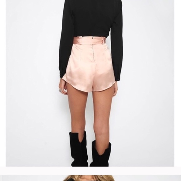 Black and Pink Silk Romper - Picture 2 of 3