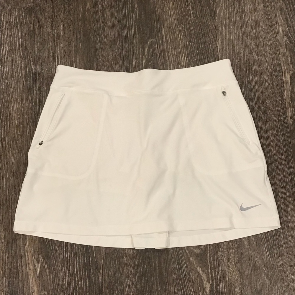 White Nike Golf Skort