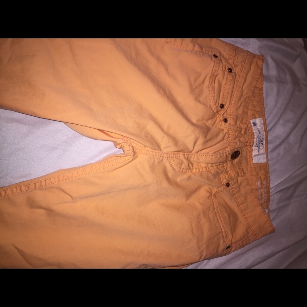 tan/orange h&m jeans