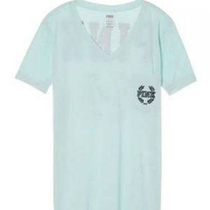 Victoria's Secret / Pink V neck Campus Tee