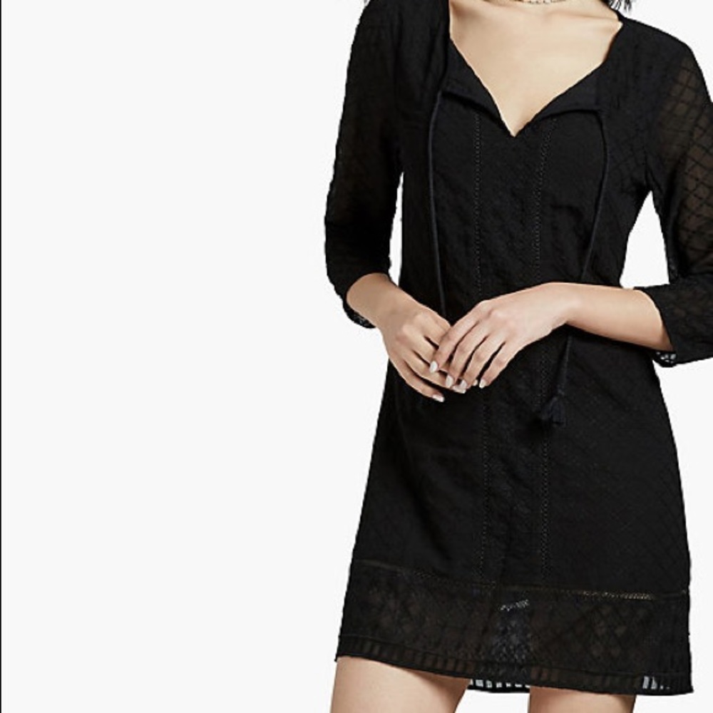 🆕 Lucky Brand Embroidered Crochet Dress || Small