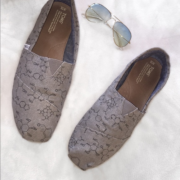 Toms Other - Tom's Men's Chemical Structure Gray Canvas Shoes