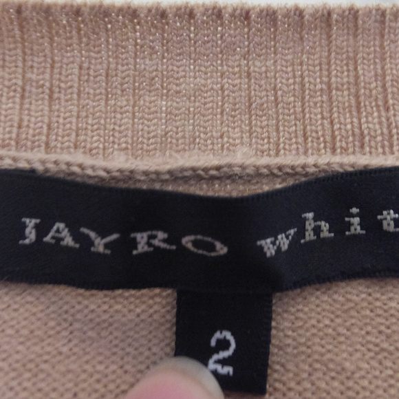 Tan Short Sleeve Knit Top - Picture 2 of 7