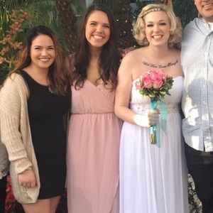 Blush pink Lush High Low Dress