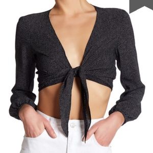 NWOT Flynn Skye Thats a Wrap Crop Top