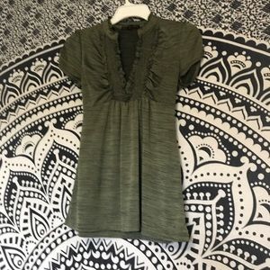 Army Green Blouse