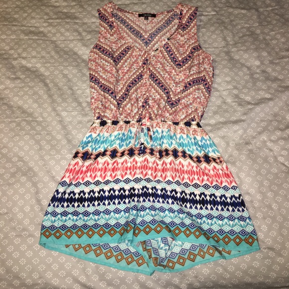 Multicolored Romper - Picture 2 of 3
