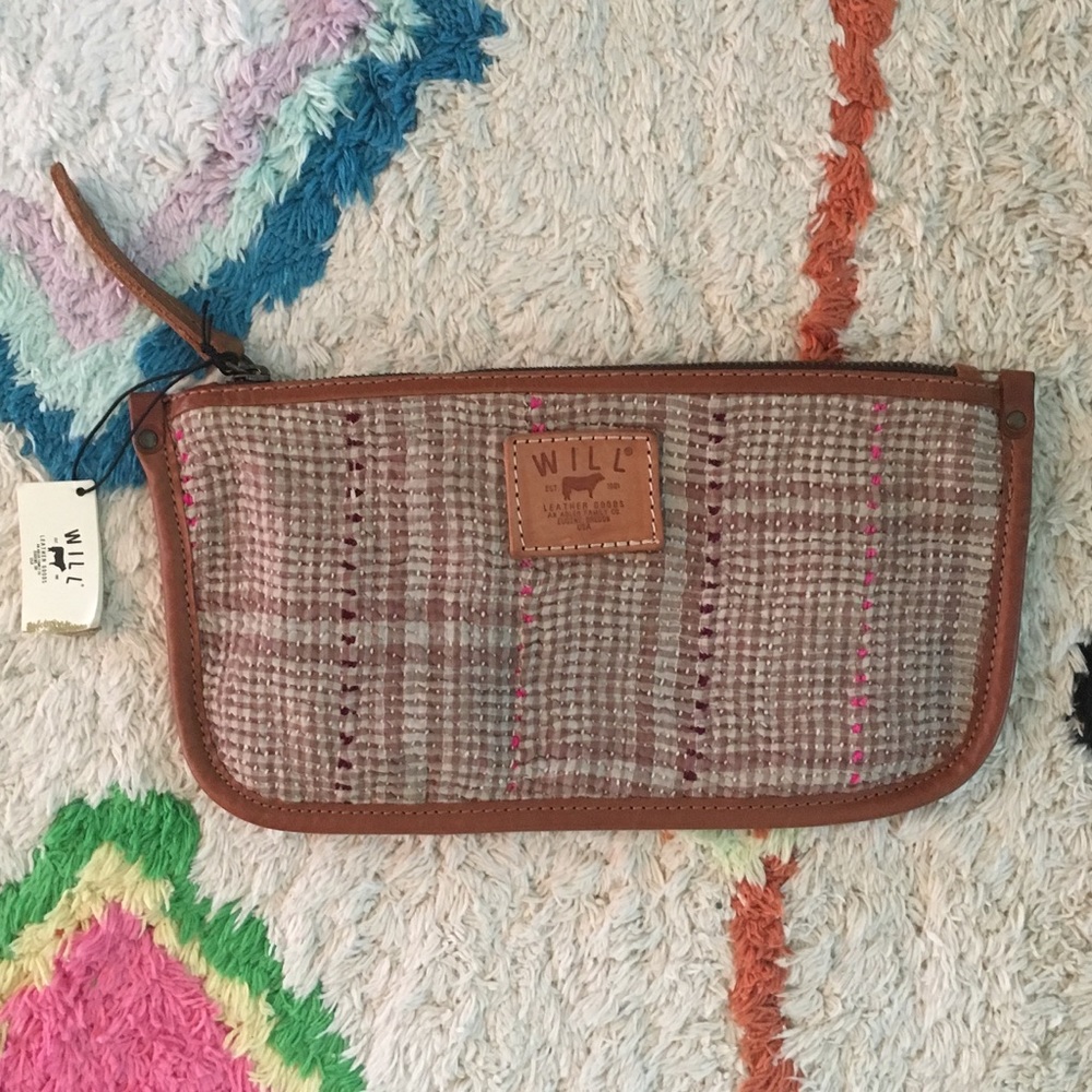 Kantha Quilted clutch