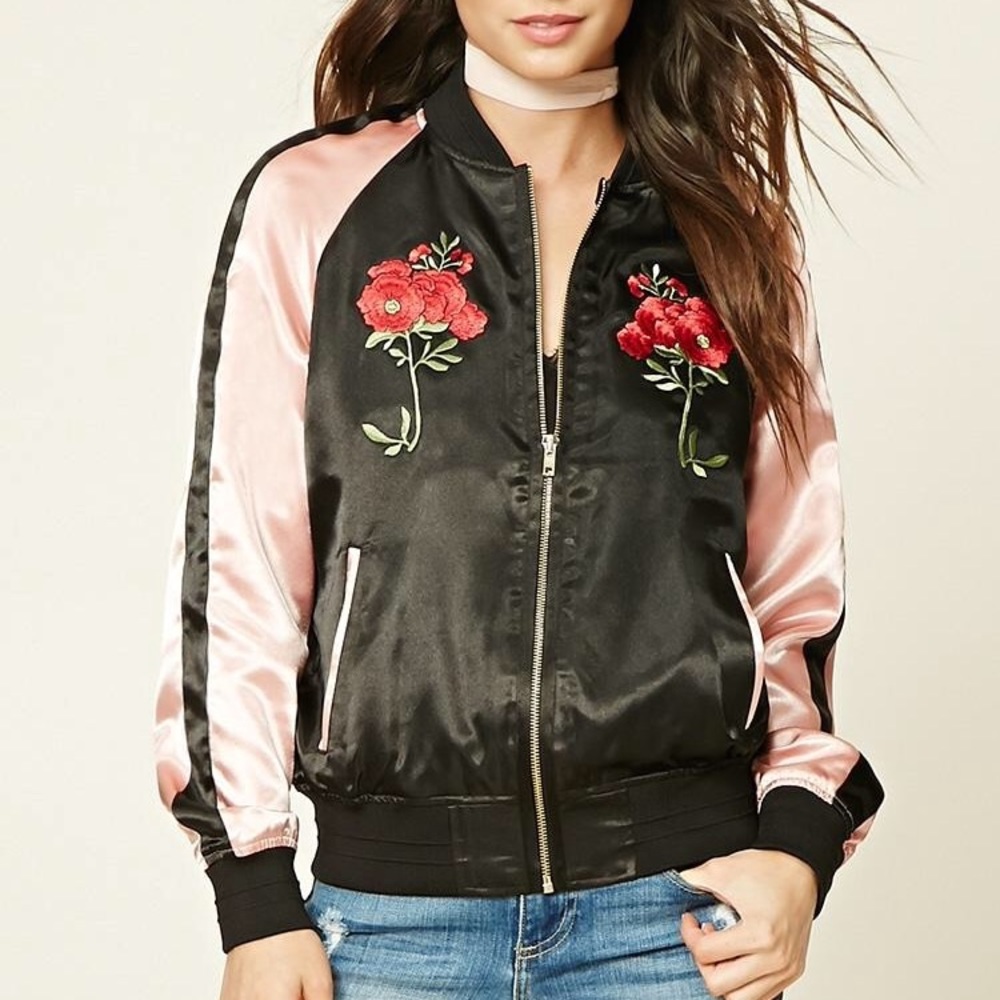 Women's Embroidered Souvenir Jacket