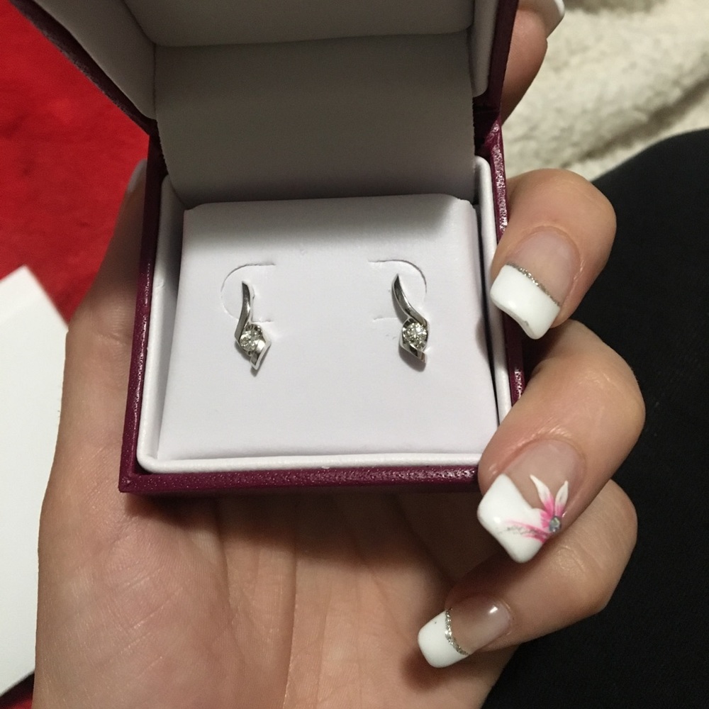 Diamond earrings