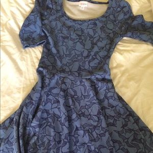 Lularoe Nicole dress in seagulls print!