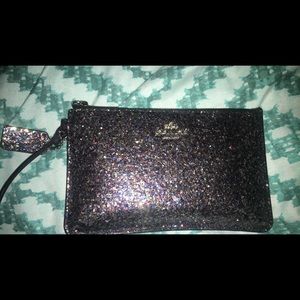 Coach sparkle wristlet