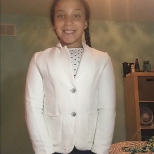 White blazer from zara