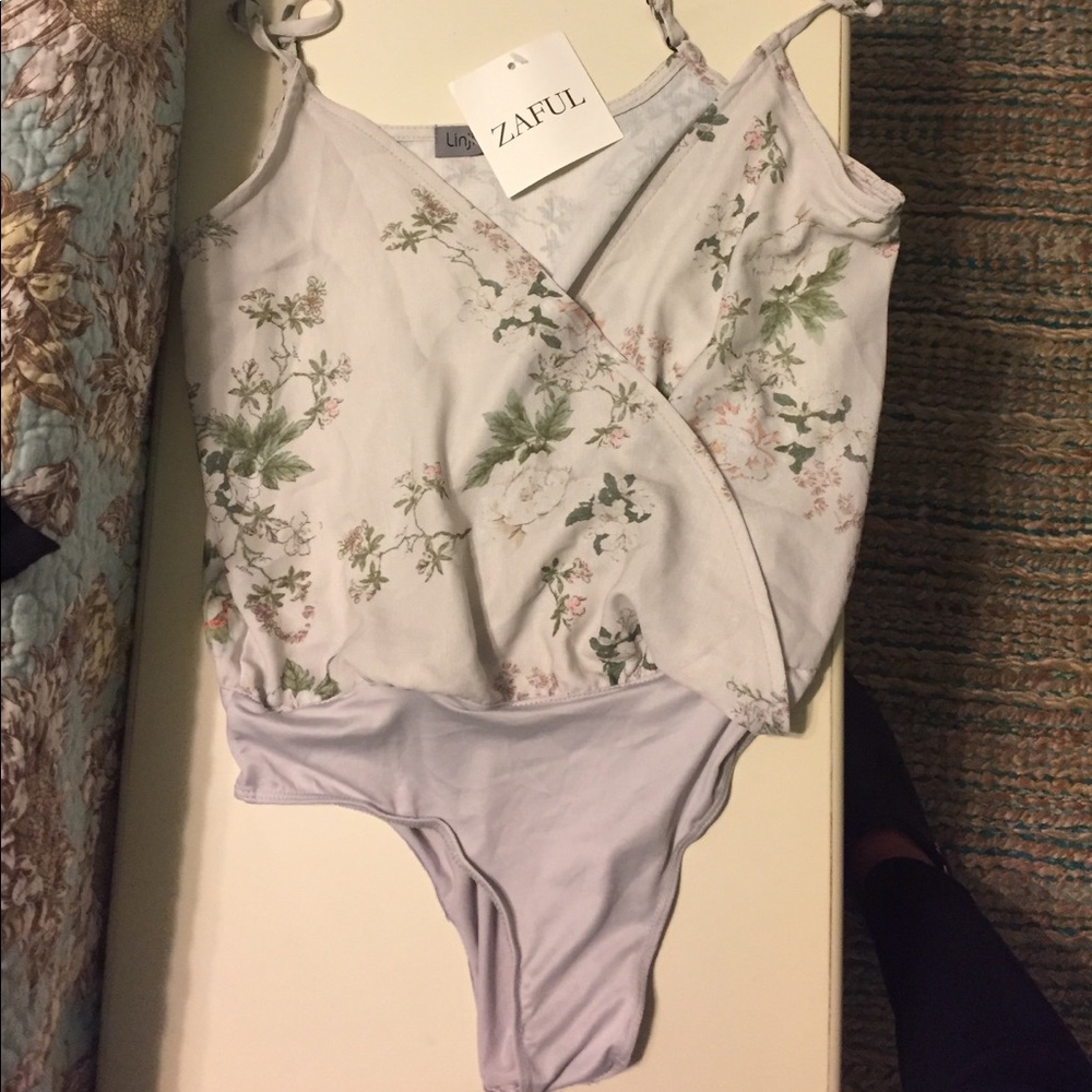 Floral bodysuit