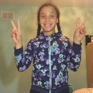 This is a floral jacket from Target