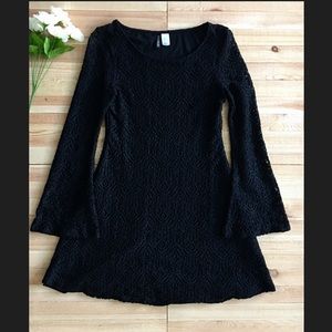 H&M Divided Black Long Sleeve Dress