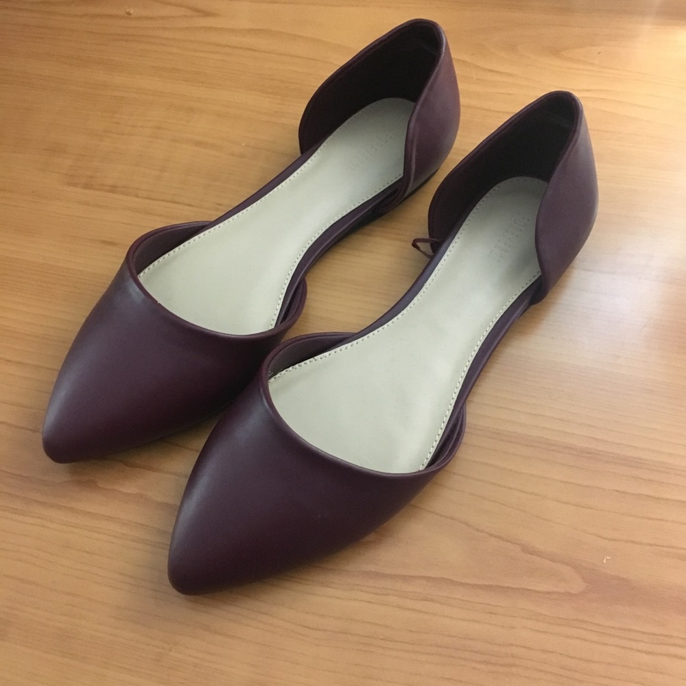 Forever 21 maroon flats