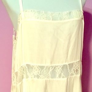 Free People Lace Trim Dress