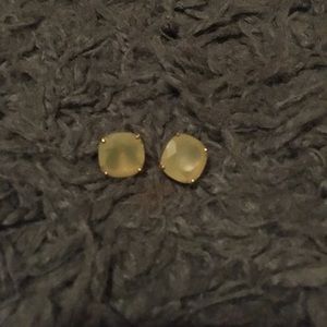Kate spade bright yellow studs
