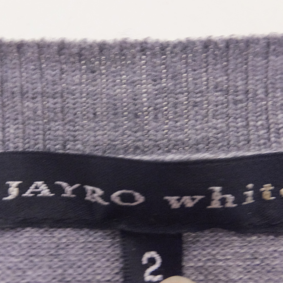 Gray Short Sleeve Knit Top - Picture 2 of 6