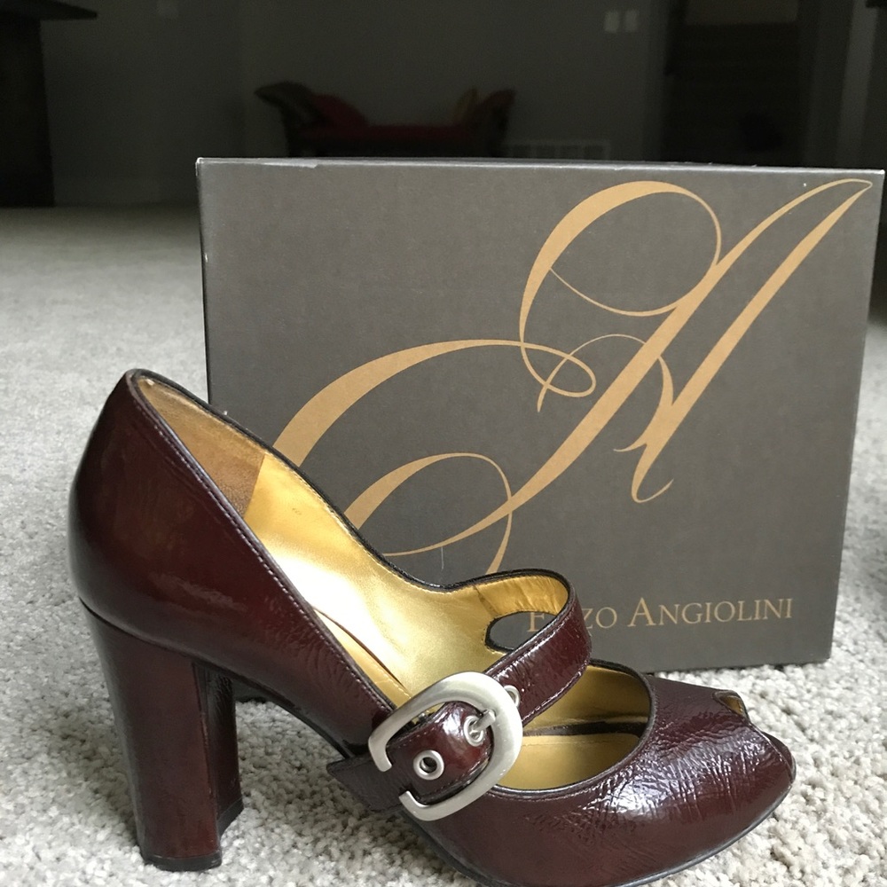 Enzo Angiolini Patent Leather Heel