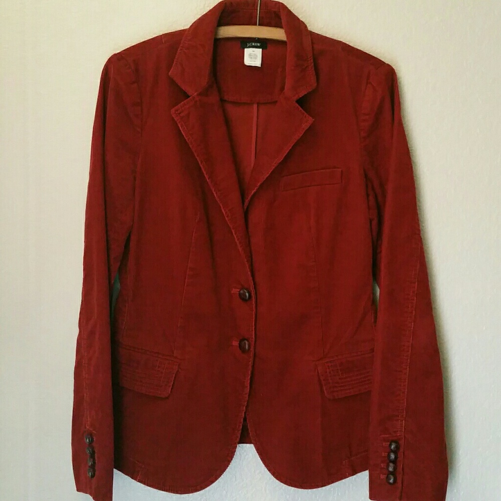 !!!SALE!!! J. Crew Rust Colored Corduroy Blazer M