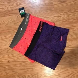 Nike pro yoga/running shorts