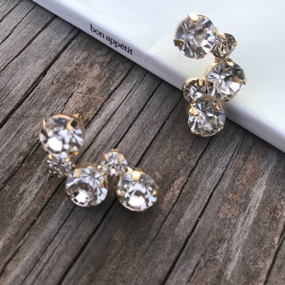 Gold CZ Earrings