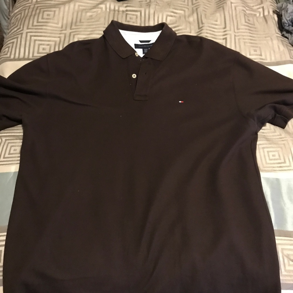 Tommy Hilfiger Polo Sz. XL Color:Brown