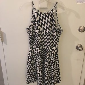 Black and white dress